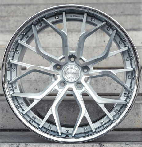 La Chanti LC-F2 Silber Chrom gefräst 20x9,5 5x4.72